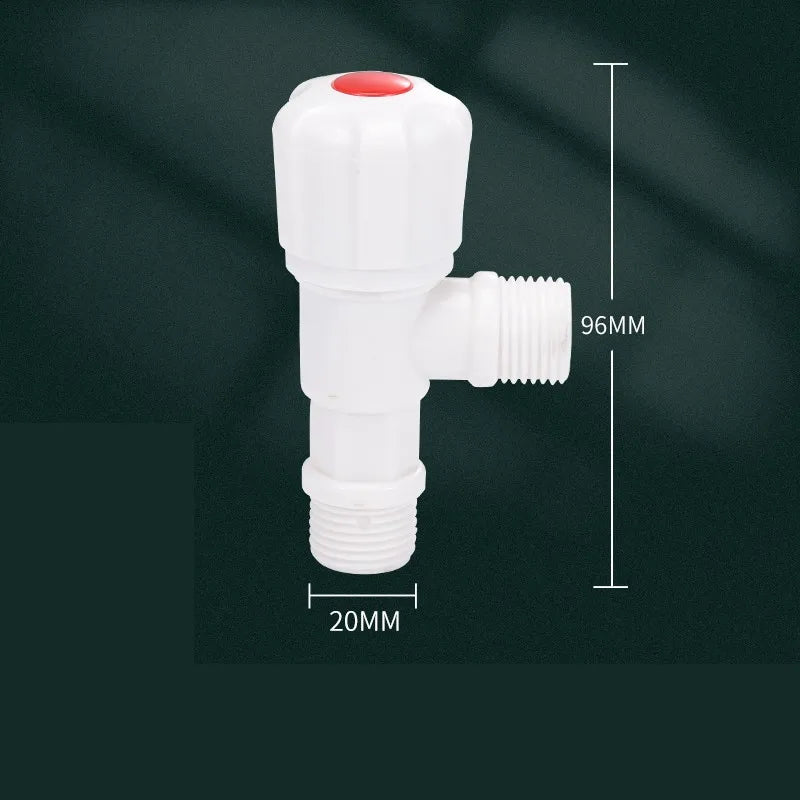 Plastic Angle Stop Valve G1/2 – Toilet & Sink Shut-Off