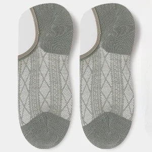 Women's Transparent Invisible Socks – 5 Pairs, Breathable
