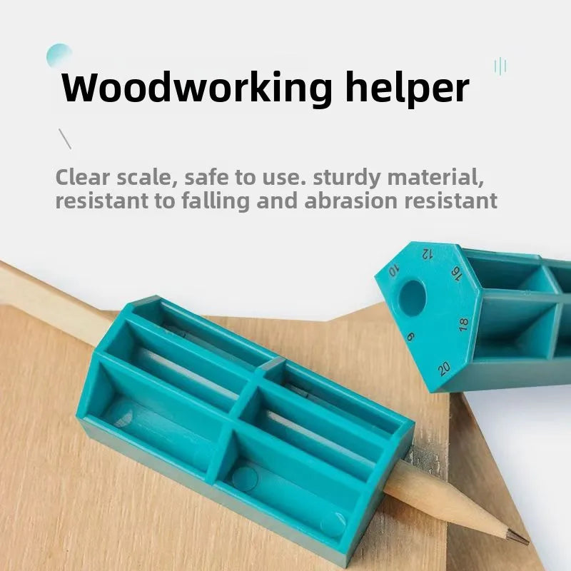 Woodworking Parallel Marking Scriber & Margin Locator Clip