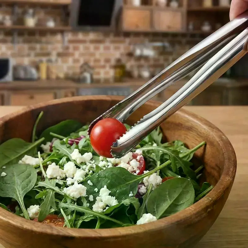 Stainless Steel BBQ & Kitchen Tongs | Reusable Food Tongs