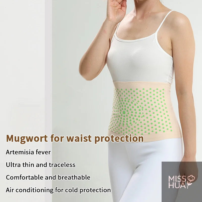 Self-Heating Mugwort Waist Support Belt | Lower Back Brace