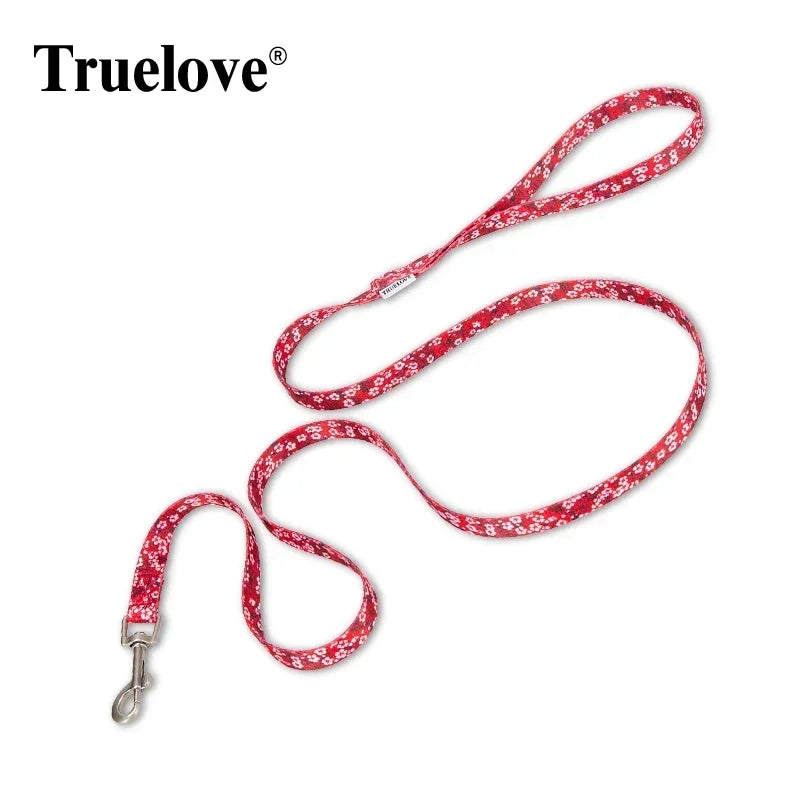 Truelove Floral Pet Leash Premium Quality Trendy Durable and Stylish Designs for Small Medium Top Dropshipping Choice TLL3113 Peaceful Pleasures Health and Wellness Poppy Red one size China Mainland