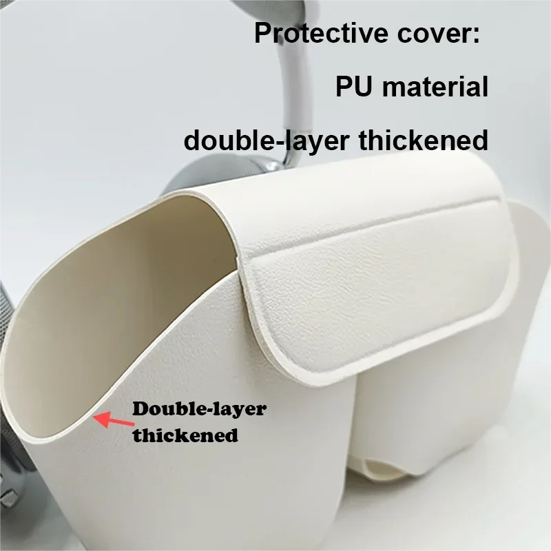 PU Headphones Cover For AirPods Max Case Anti-scratch Waterproof Protective Headset Cases For Apple AirPods Max Shell Peaceful Pleasures Health and Wellness