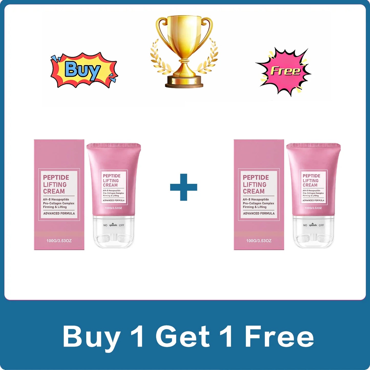 Firming Neck Cream with Roller – Lifting, Moisturizing & Brightening