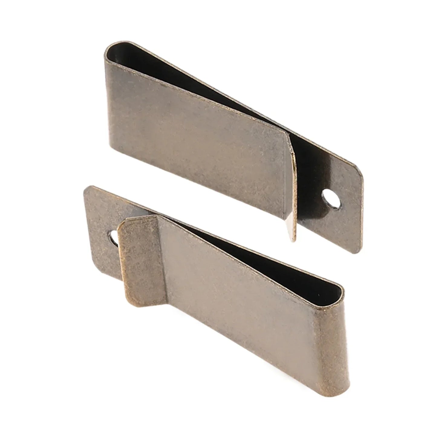 2-Pack Antique Bronze Iron Spring Buckle Sheath Clips DIY