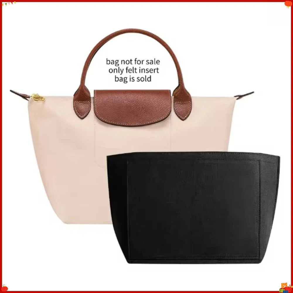 Felt Handbag Insert Organizer – Multi-Pocket Purse Liner