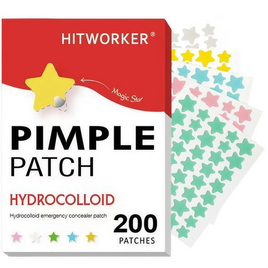 Hydrocolloid Acne Patches – Invisible, Waterproof | All Skin Types Acne Patch Peaceful Pleasures Health and Wellness 200PCS