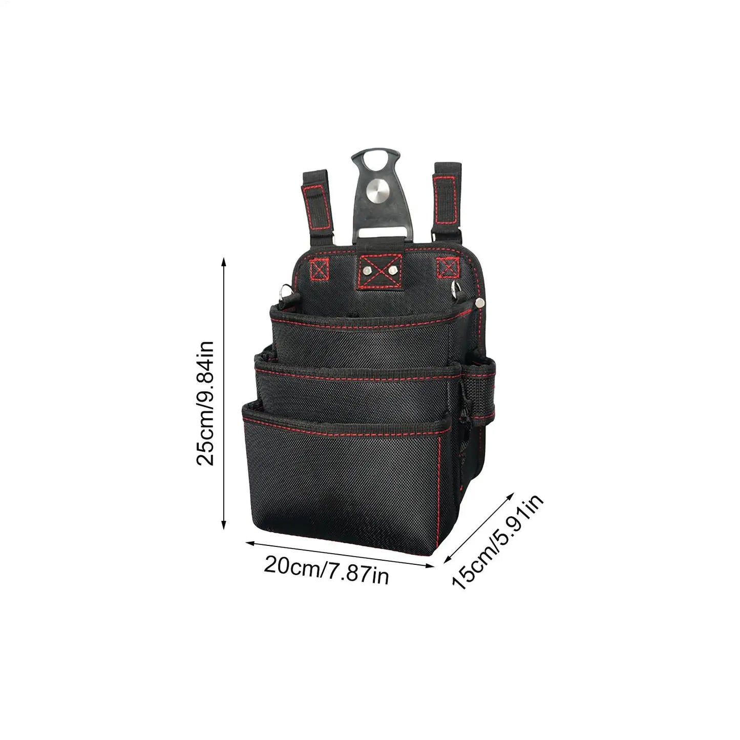 3-Layer Waterproof Tool Belt Pouch for Electricians & Carpenters Tool Belt Pouch Peaceful Pleasures Health and Wellness