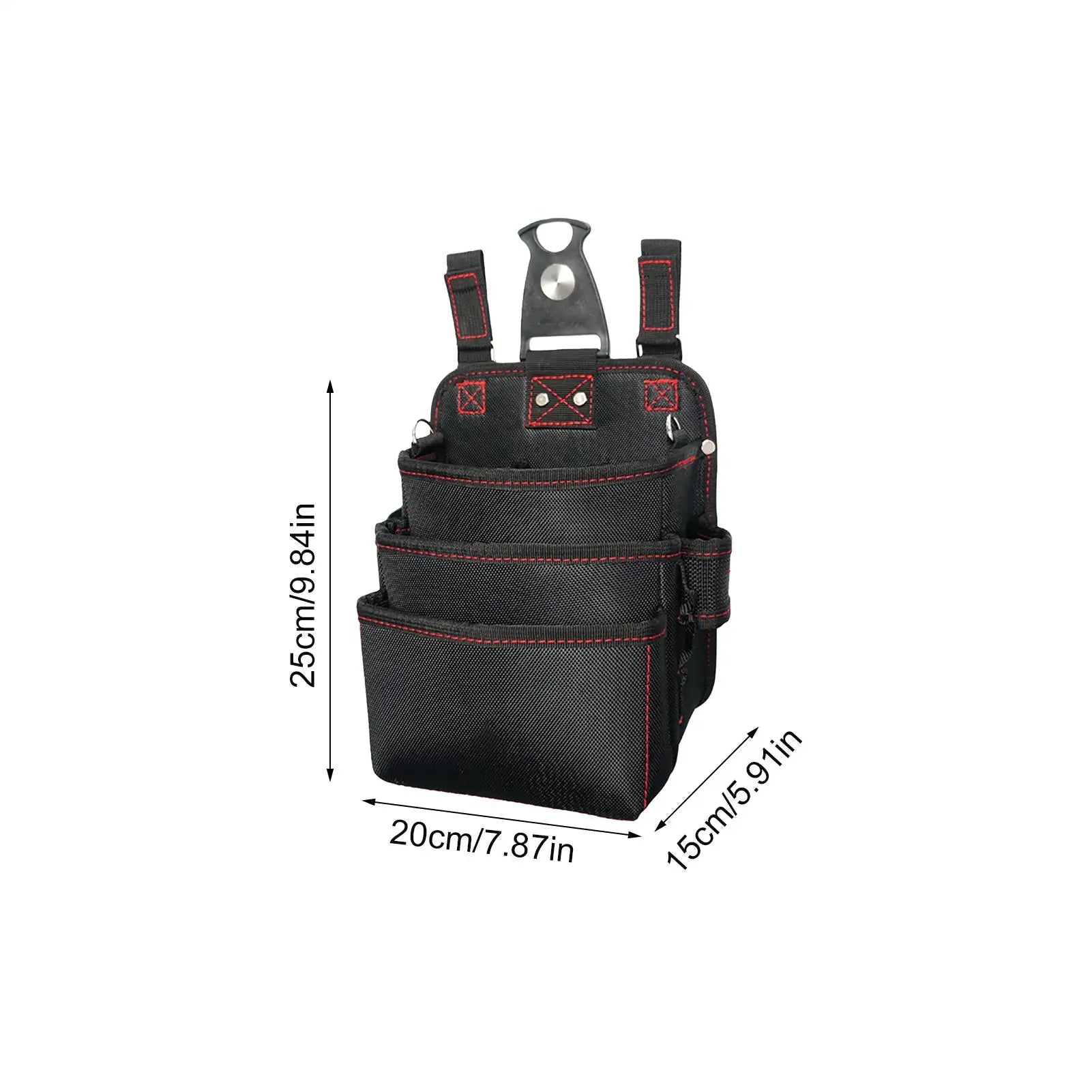 3-Layer Waterproof Tool Belt Pouch for Electricians & Carpenters Tool Belt Pouch Peaceful Pleasures Health and Wellness