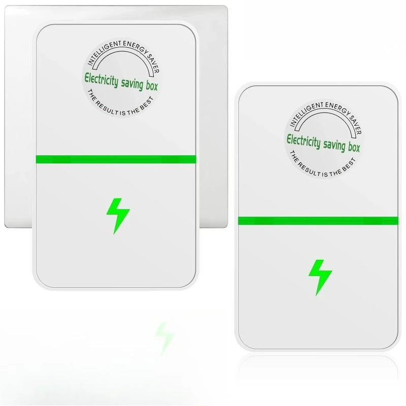 2/4Pcs Electric Energy Saver 90V-250V US Standard Household Power Saving Box Smart Bill Killer for Electricity Conservation Peaceful Pleasures Health and Wellness