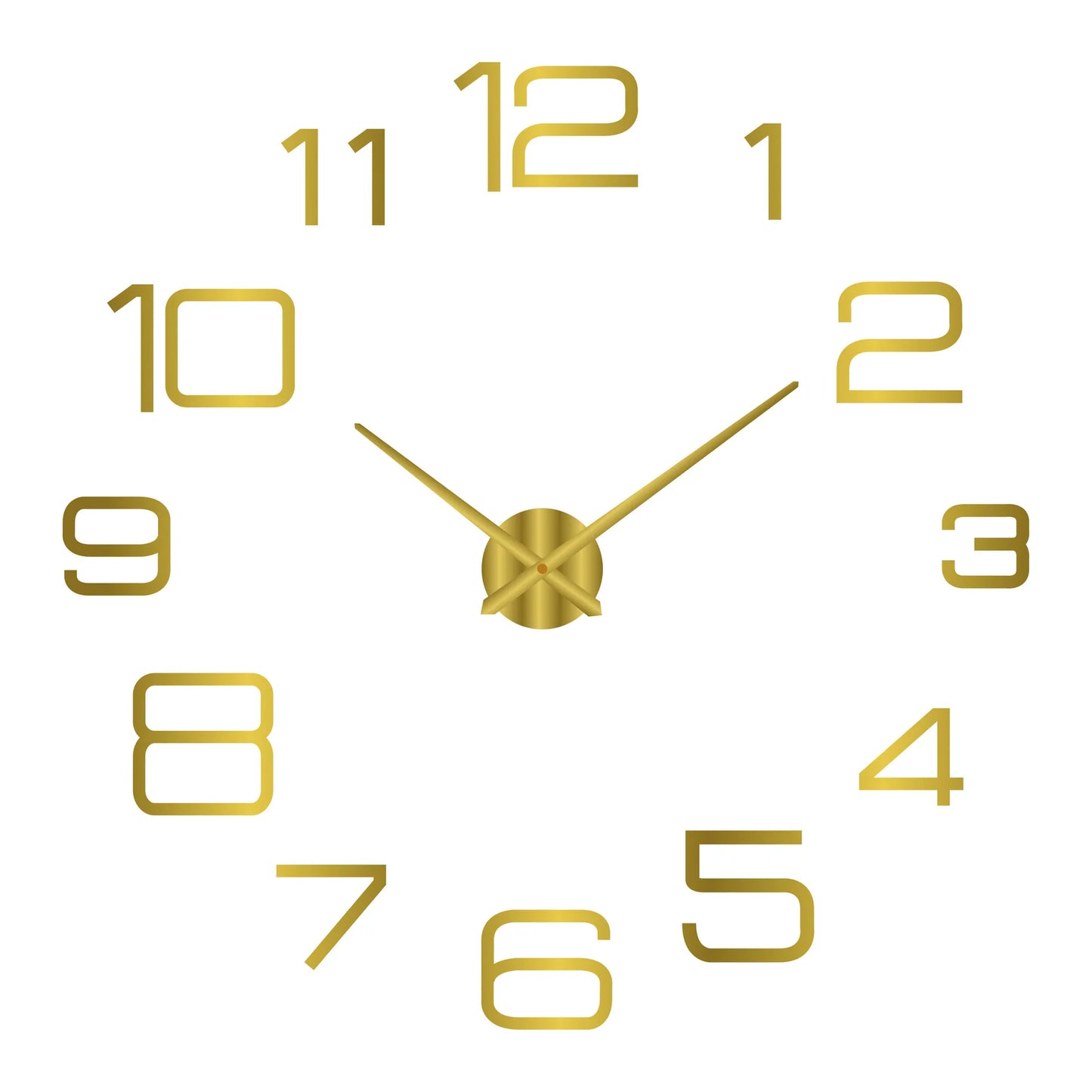 2026 Modern Design Large Wall Clock 3D DIY Quartz Clocks Fashion Watches Acrylic Mirror Stickers Living Room Home Decor Horloge Peaceful Pleasures Health and Wellness