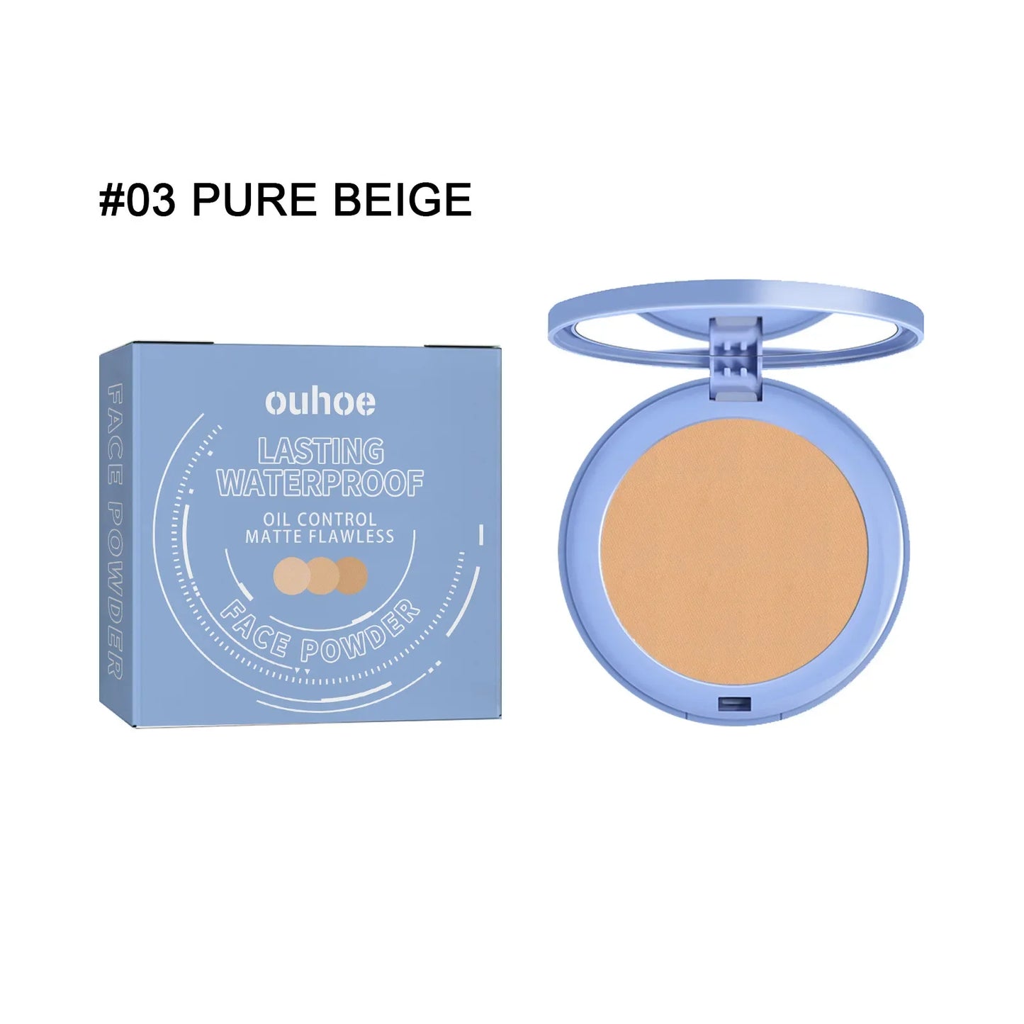 Matte Pressed Setting Powder – Oil Control & Full Coverage