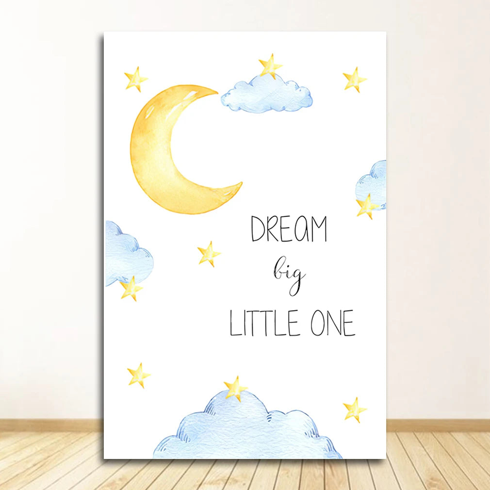 nursery print art decor paintings canvas livingroom Wall pictures for girls baby boy decoration bedroom poster animal Elephant Peaceful Pleasures Health and Wellness 0838XX05 40x50cm Unframed
