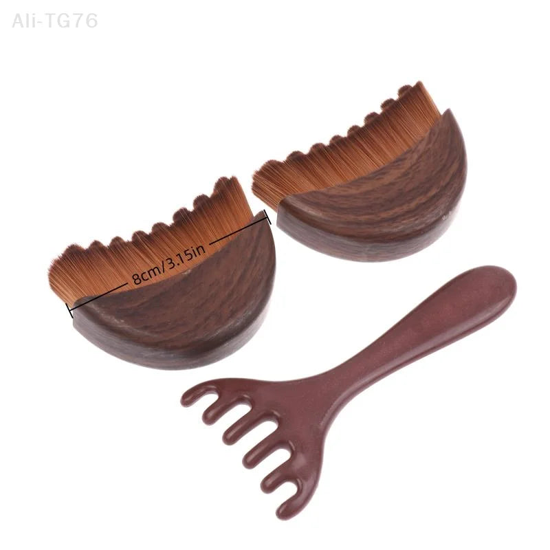 Facial Contour Dry Brush – Face Sculpting Drainage Massager