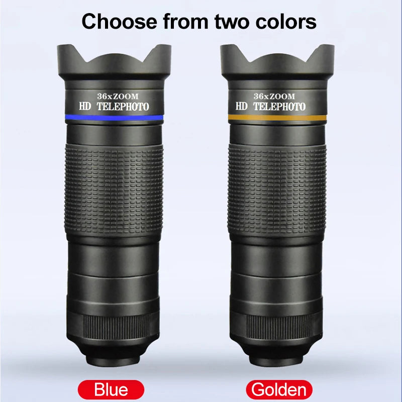 36X Telescope For Mobile Phone Lens For Photography Lens For Cell Phone Camera Zoom Lens For Mobile Microscope For Phone Lenses Peaceful Pleasures Health and Wellness