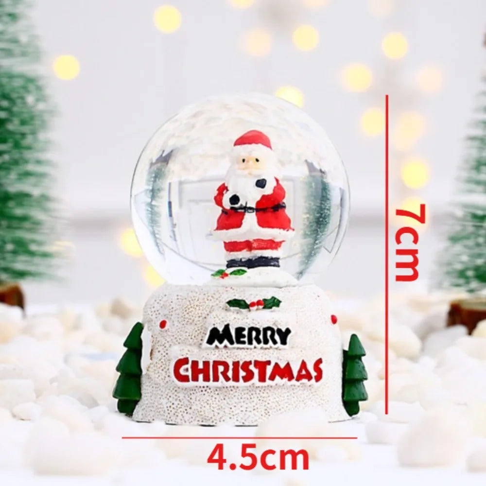 Christmas Luminous Crystal Ball Ornament | Resin Holiday Gift