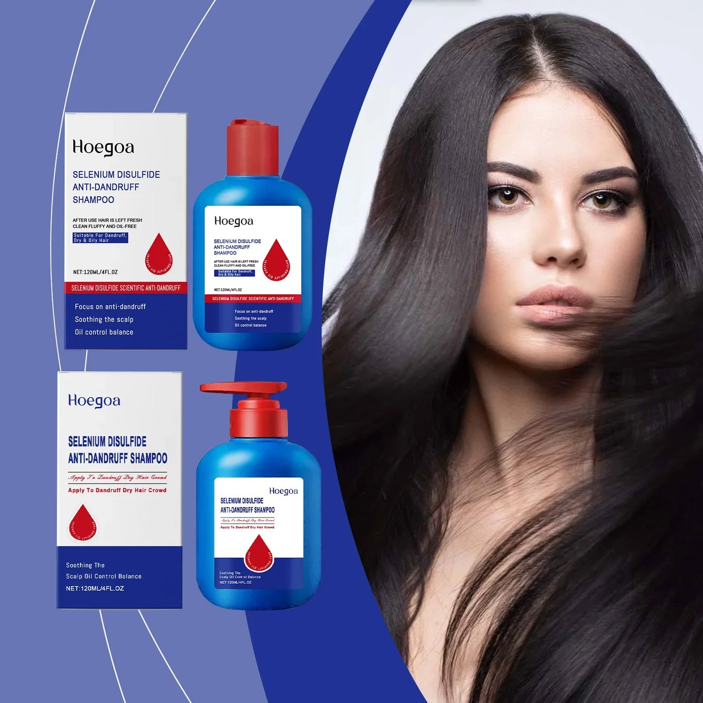 HOEGOA Selenium Sulfide Shampoo – Dandruff & Oil Control