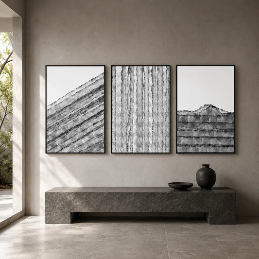 Abstract Minimalist Canvas Wall Art Poster Print | Home Decor Canvas Wall Art Peaceful Pleasures Health and Wellness