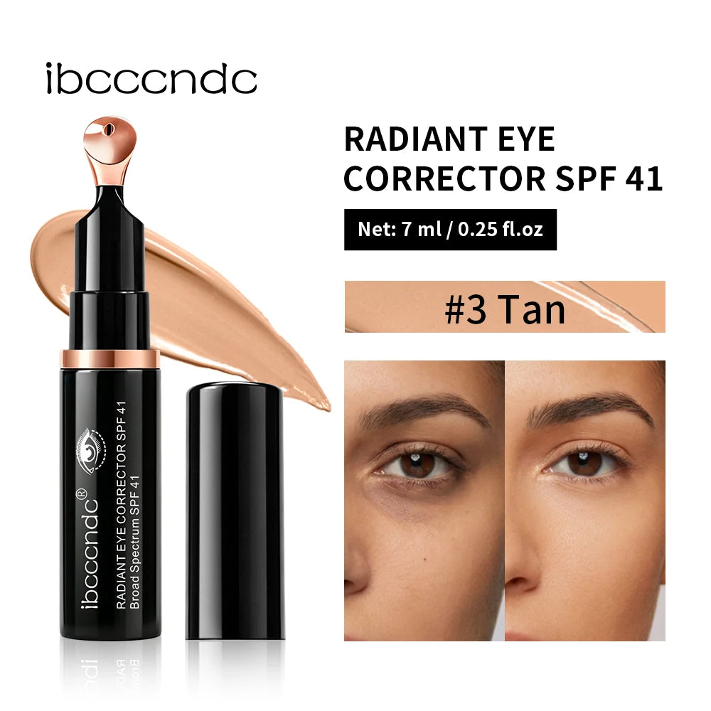 Radiant Eye Corrector Improve Under-eye Darkness Relieve Eye Swelling Long-lasting Deep Hydration SPF41 Sunscreen Eye Concealer Peaceful Pleasures Health and Wellness Tan
