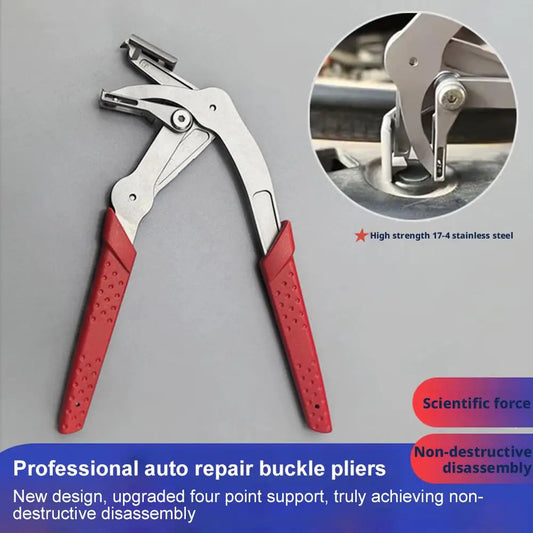 Car Fastener Remover Pliers Stainless Steel Spring Loaded Auto Clip Removal Tool for Door Panel Dashboard Interior Trim Removal Peaceful Pleasures Health and Wellness