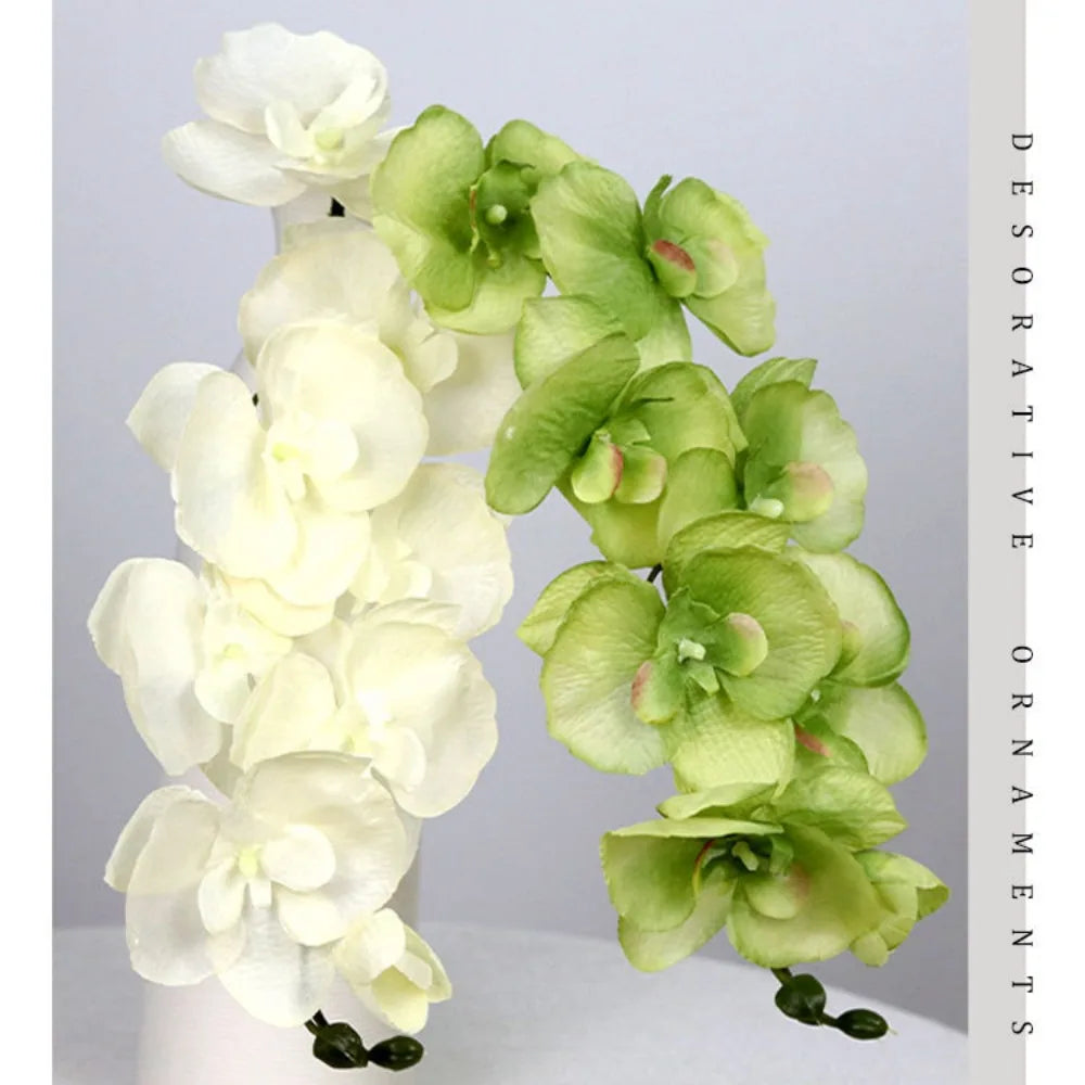 70cm Simulated Flower Single 8-head Silk Fabric Material Artificial Flower Iron Wire Inner Lining Multi Colored Floral Bouquet Peaceful Pleasures Health and Wellness