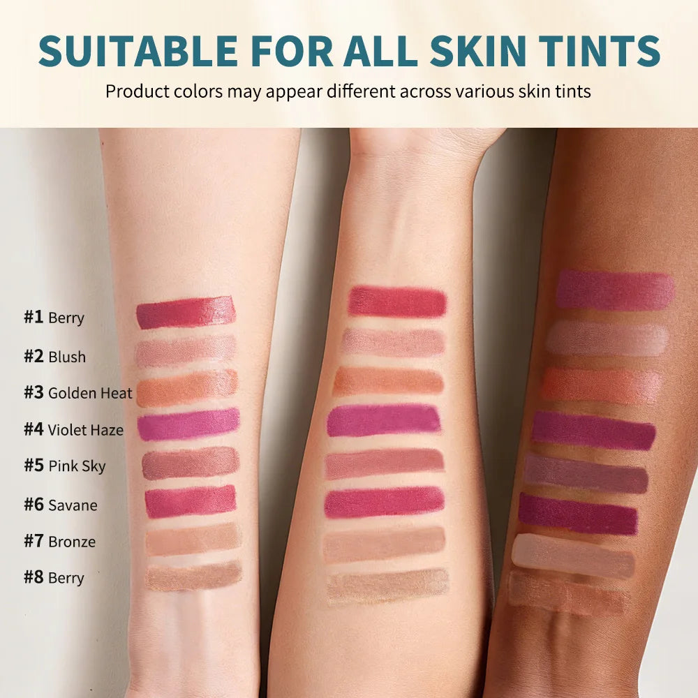 Lip & Cheek Color Balm SPF 50 Mineral Broad Spectrum Sun Protection Water Sweat Resistant Hydrating Long Lasting Buildable Blush Peaceful Pleasures Health and Wellness