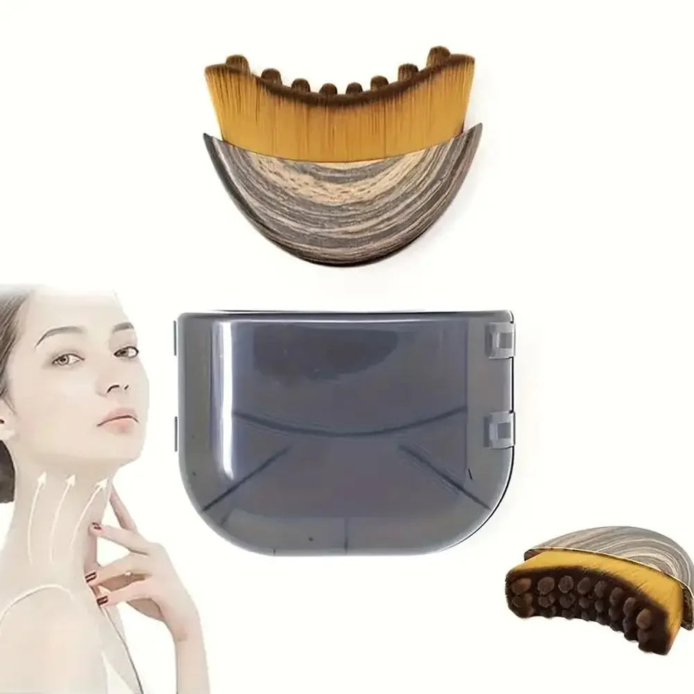 Lymphatic Contour Facial Scraping Brush Set for Women Reduce Puffiness Relief Fatigue Face Chin Skin Sculpting Tool Peaceful Pleasures Health and Wellness