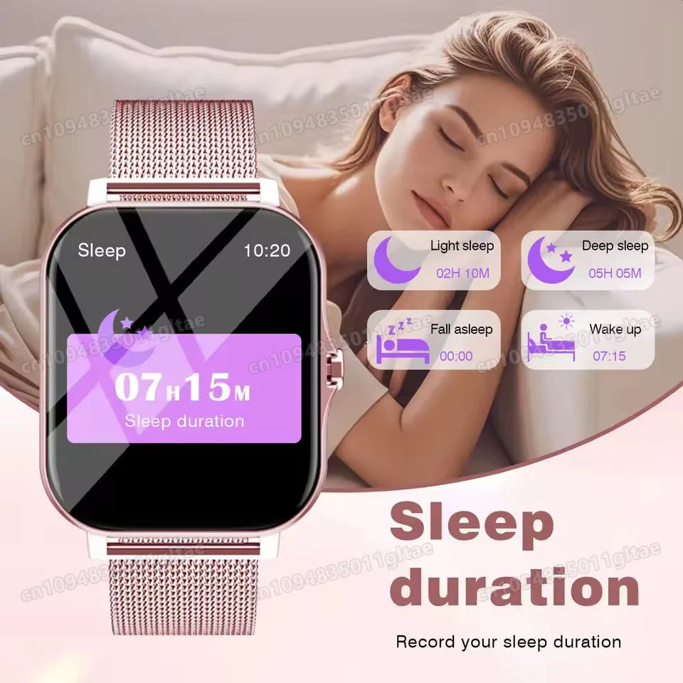 2026 New Smart Watch Bluetooth Call Fitness Tracker Heart Rate Sleep Record Outdoor Sport Watch for Android/IOS Men Women HW12 Peaceful Pleasures Health and Wellness