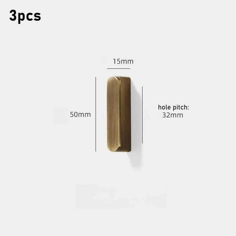 Pure Brass Antique Bronze Cabinet Drawer Handle & Door Knob