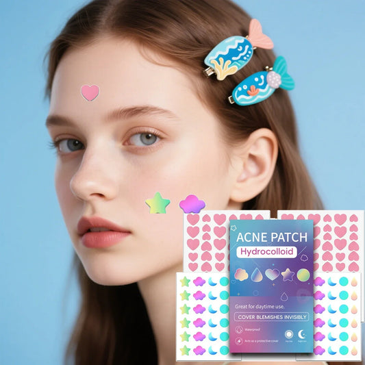 Colorful Star Pimple Patches – Acne Spot Stickers for Face Peaceful Pleasures Health and Wellness