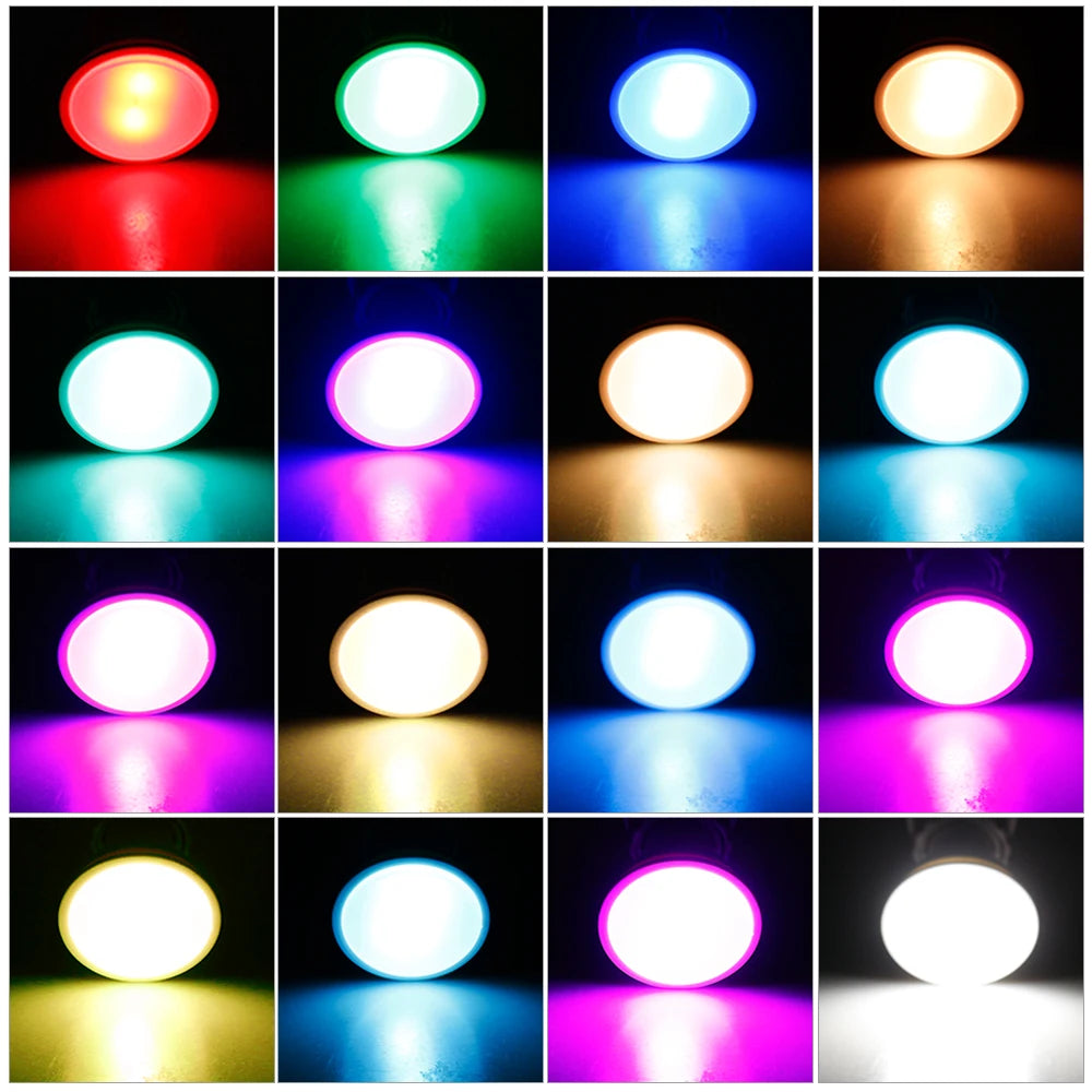 85-265V 10W GU10 LED Bulb 16 Colors RGB+CW+WW Lamp Spotlight IR Remote Control Ampoule Bombillas Room Home Party Festival Decor Peaceful Pleasures Health and Wellness