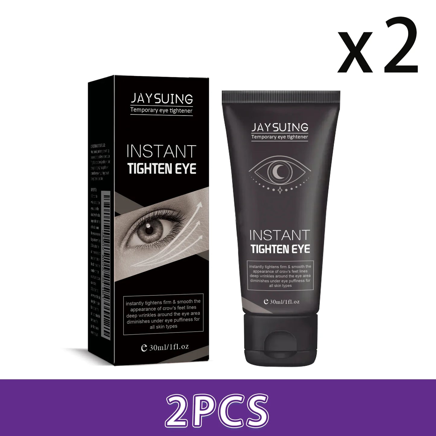 Firming Eye Cream Moisturizing Anti Wrinkle Fade Dark Circles Care Eye Cream For Smoother Looking Eyes Reduce Eye Bags Puffiness Peaceful Pleasures Health and Wellness 2pcs