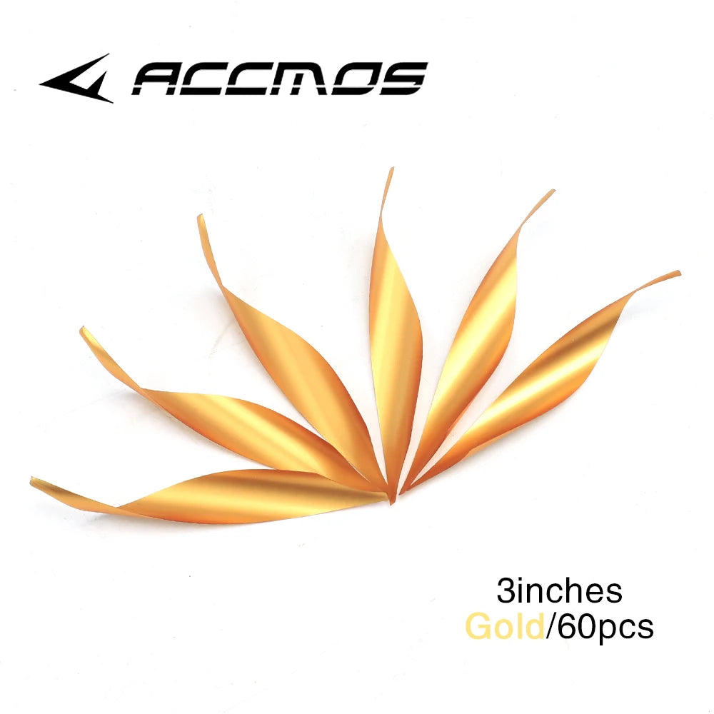 Archery Spin Vanes Spiral Feather DIY Arrow Sticker Tape Accessories