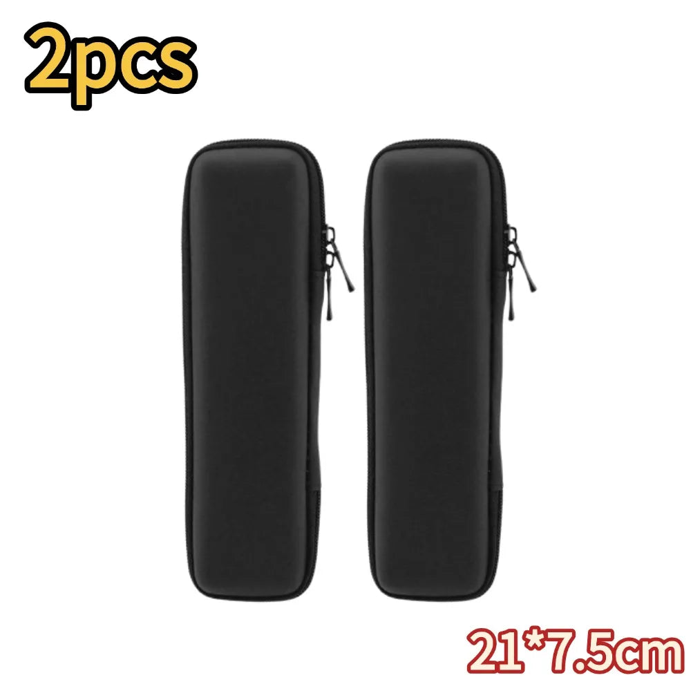 EVA Hard Shell Pencil Case Organizer for School Supplies Peaceful Pleasures Health and Wellness B-2pcs
