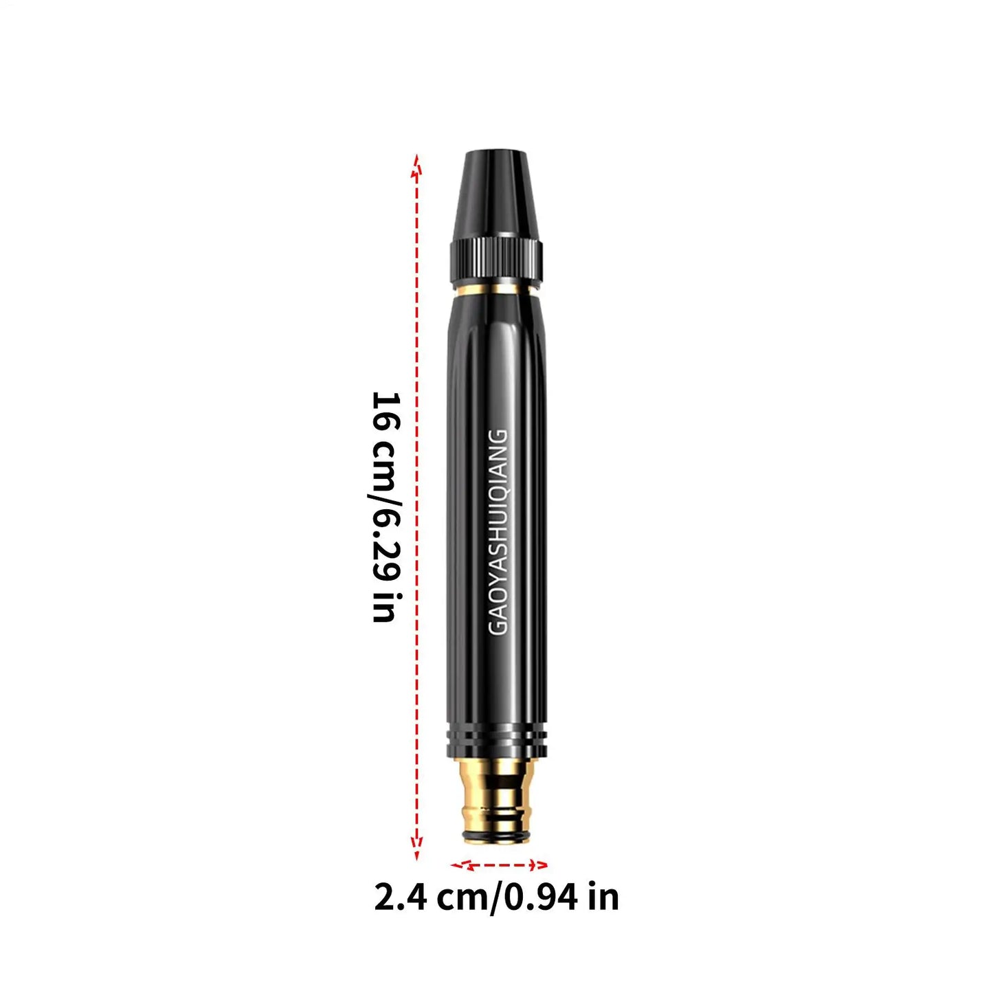 High Pressure Spray Nozzle For Hose Adjustable Portable Powerful Sprayer High Pressure Water Nozzle Hose Attachment For Car Yard Peaceful Pleasures Health and Wellness