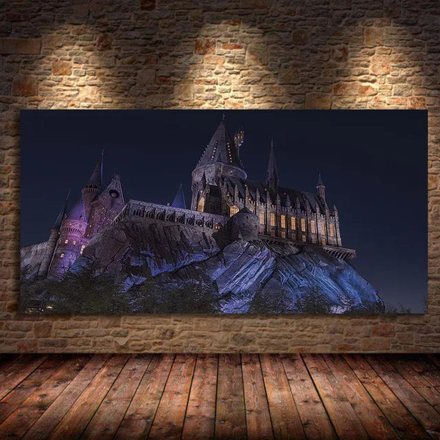 Harry Potter Hogwarts Owl Canvas Wall Art | Kids Room Decor