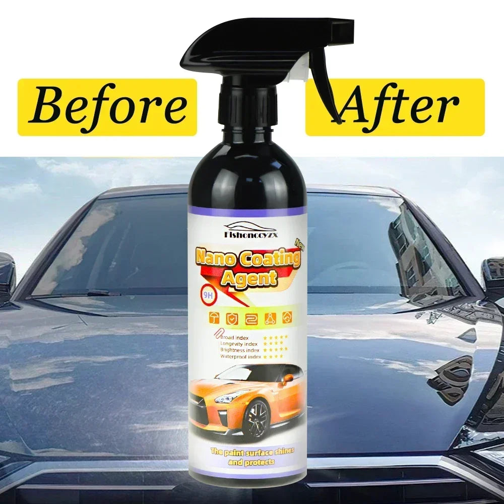 500ML 9H Hardness Car Detailing Ceramic Coating Car Products Ceramic Coating Nano Glass Plated Crystal Car Polish Peaceful Pleasures Health and Wellness