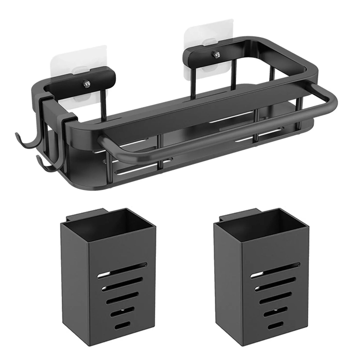 No Drilling Stainless Steel Kitchen Organizer Shelf Wall Mount Countertop Drainer Rack Storage Shelf And Organiser For Kitchen Peaceful Pleasures Health and Wellness F