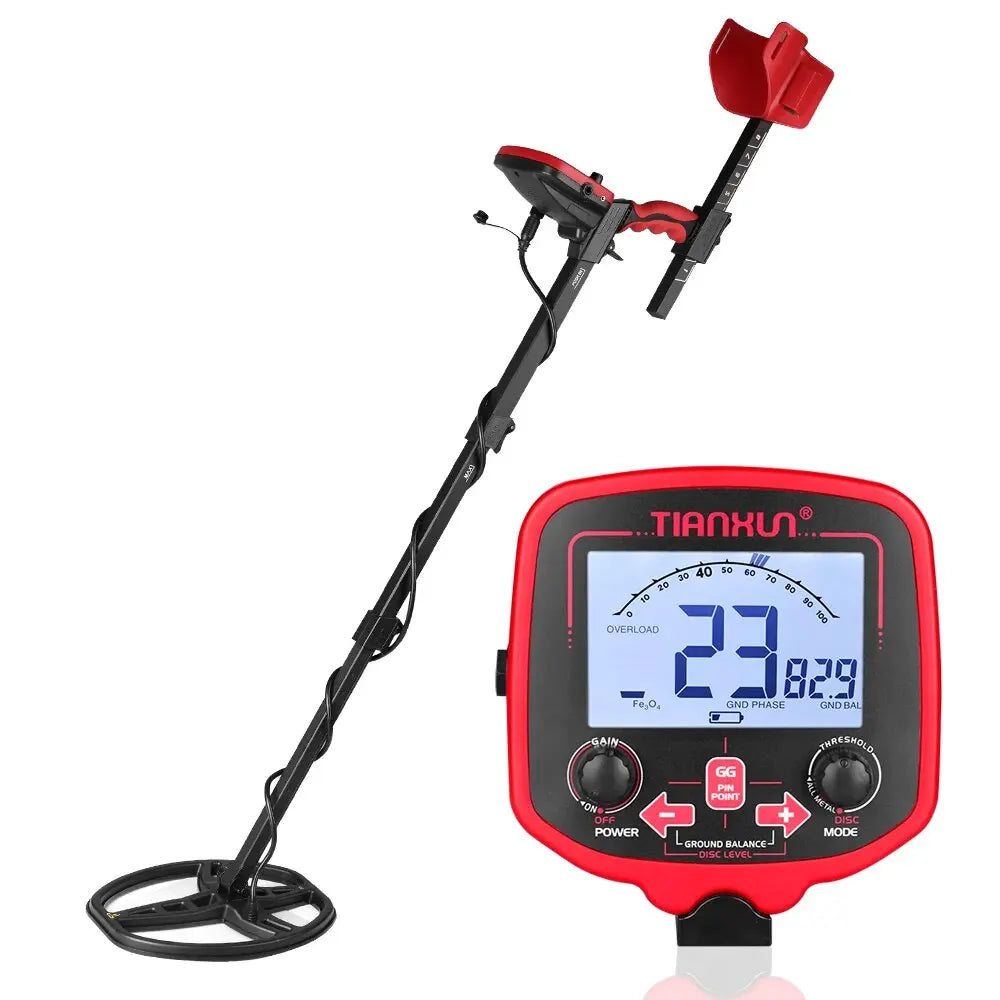Metal Detector TX-850L Gold Metal Detector High Performance Underground Metal Detector Finder Treasure Hunter Gold Prospector Peaceful Pleasures Health and Wellness