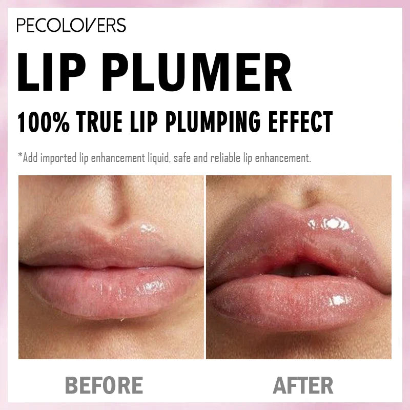 Volumising Lip Plumper Oil Gloss Serum – Hyaluronic Acid
