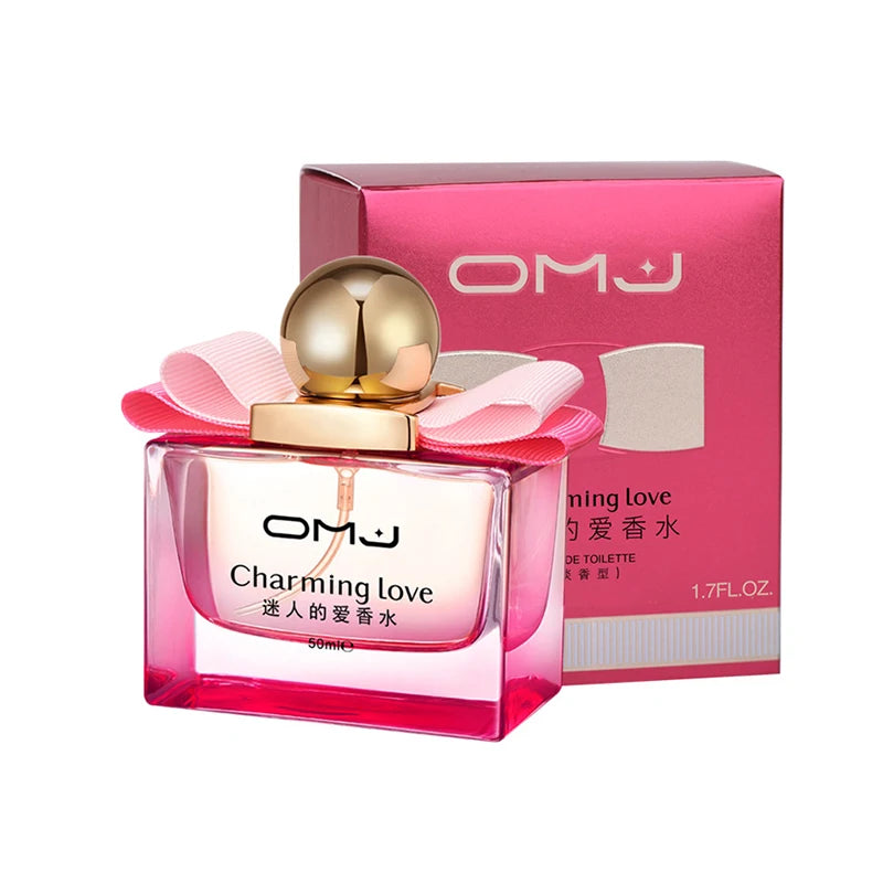 Charming Love Women's Perfume 50ml Long-lasting Fresh Citrus Lychee Fruity Scent Perfume Romantic Elegant Date Perfume Peaceful Pleasures Health and Wellness Blackcurrant 50ml