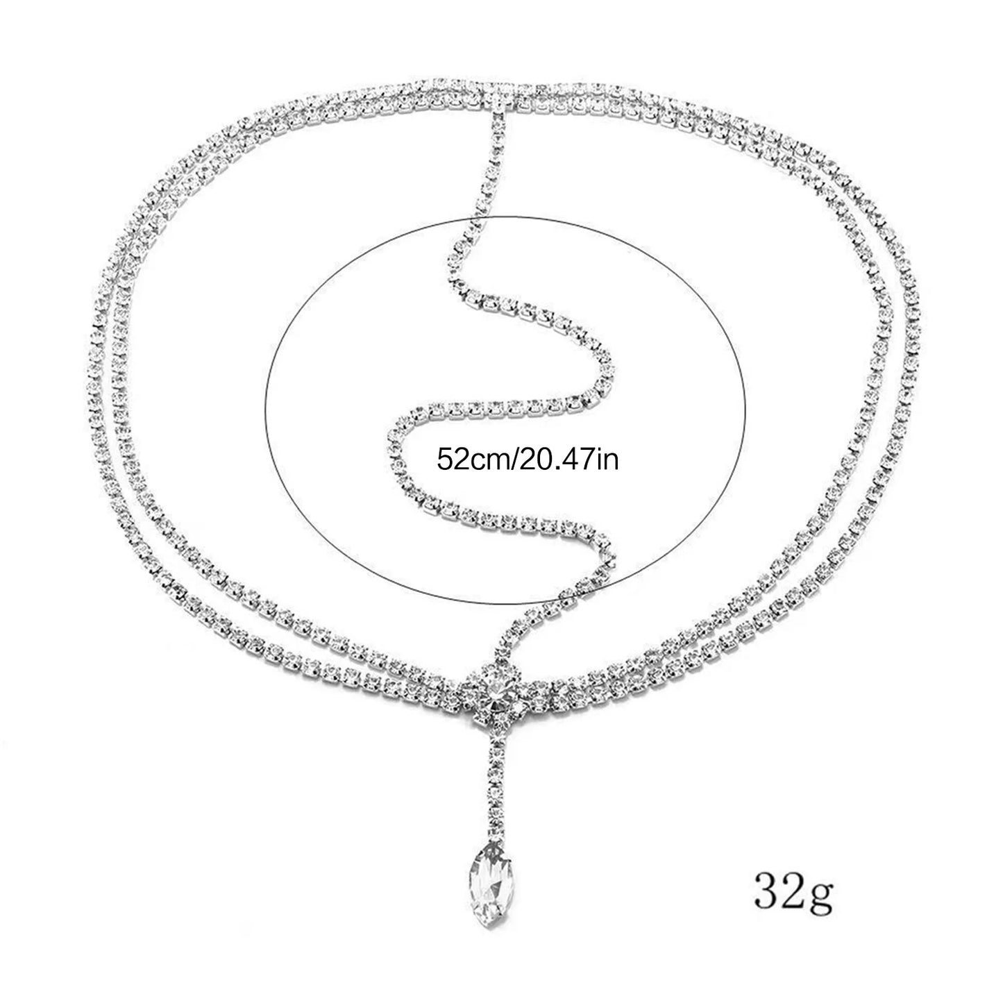 Multi Layer Rhinestone Forehead Chain Hairpiece Bridal Headwear For Wedding Party Peaceful Pleasures Health and Wellness