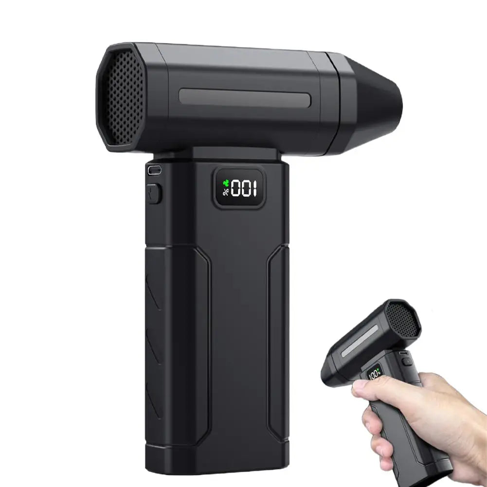 Portable High-Power Blower Fan For Dust Removal, Snow Clearing, Vehicle Cleaning, Emergency Lighting, And Outdoor Use Peaceful Pleasures Health and Wellness