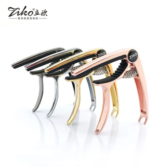 ZIKO Aluminum Capo DC-10 Series Acoustic Guitar Bass Multifunctional Peaceful Pleasures Health and Wellness