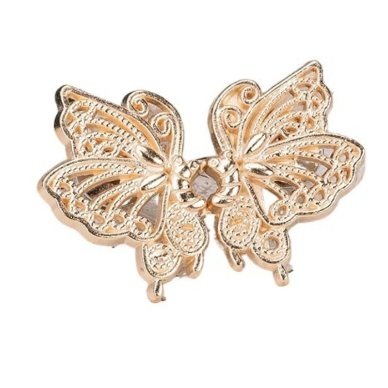 No-Sew Butterfly Waist Adjuster Clip – Metal Jean Button 1/2/4PCS