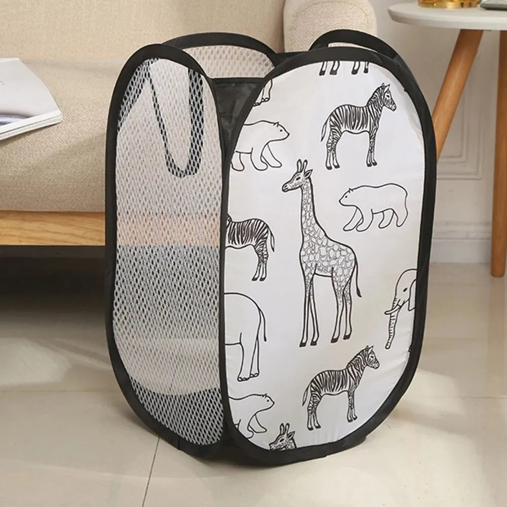 Storage Basket Laundry Basket Home Dirty Clothes Basket Organizing Storage Basket Bathroom Dirty Clothes Storage Basket Peaceful Pleasures Health and Wellness black