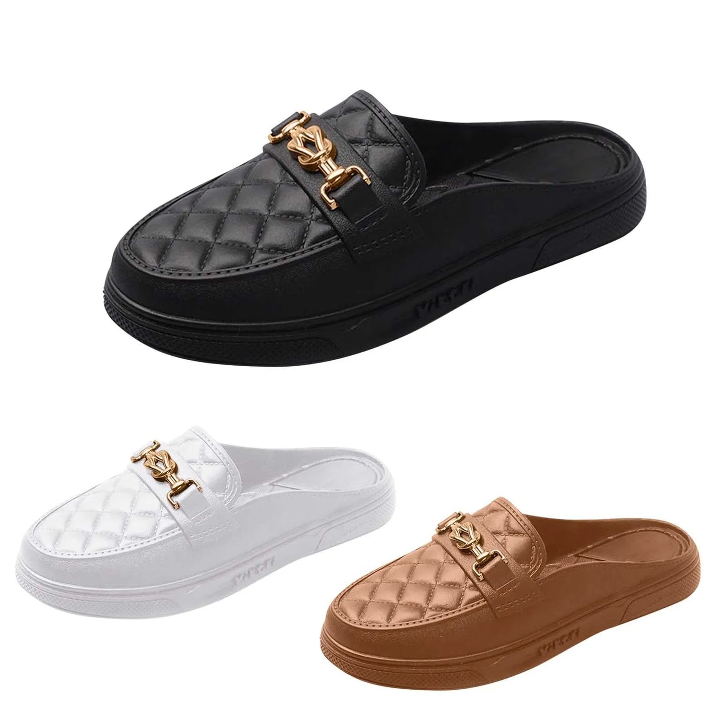 Women's Anti-Slip Beach Flat Slippers – Soft Casual Slip-On