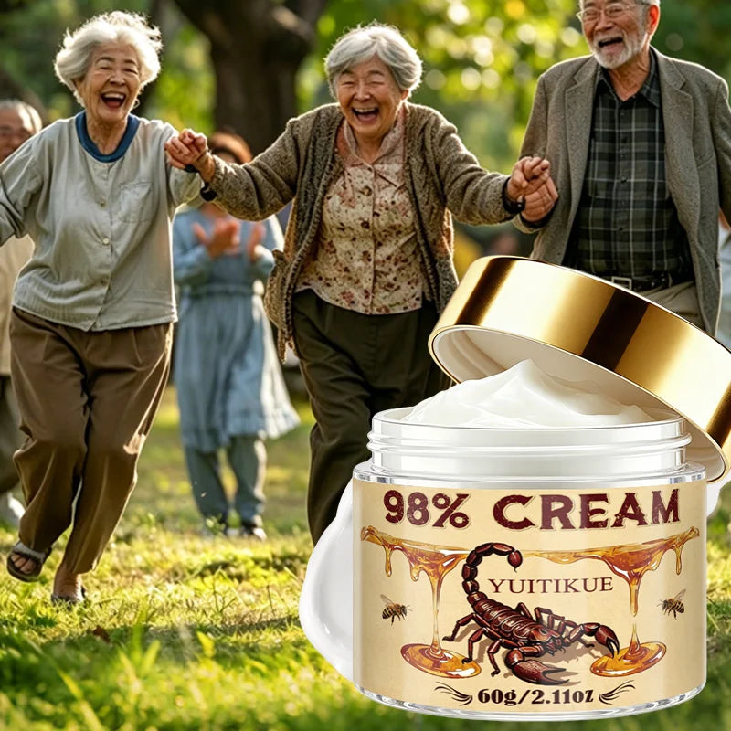 YUITIKUE 98% Scorpion Bee Venom Cream 60g Soothing & Nourishing Care for Skin Comfort Peaceful Pleasures Health and Wellness