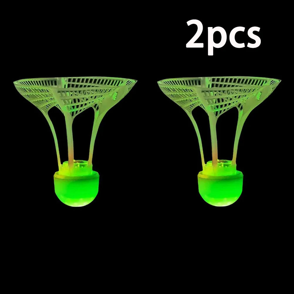 LED Glow Badminton Shuttlecocks – Light-Up Night Birdies 1/2/5 Pk