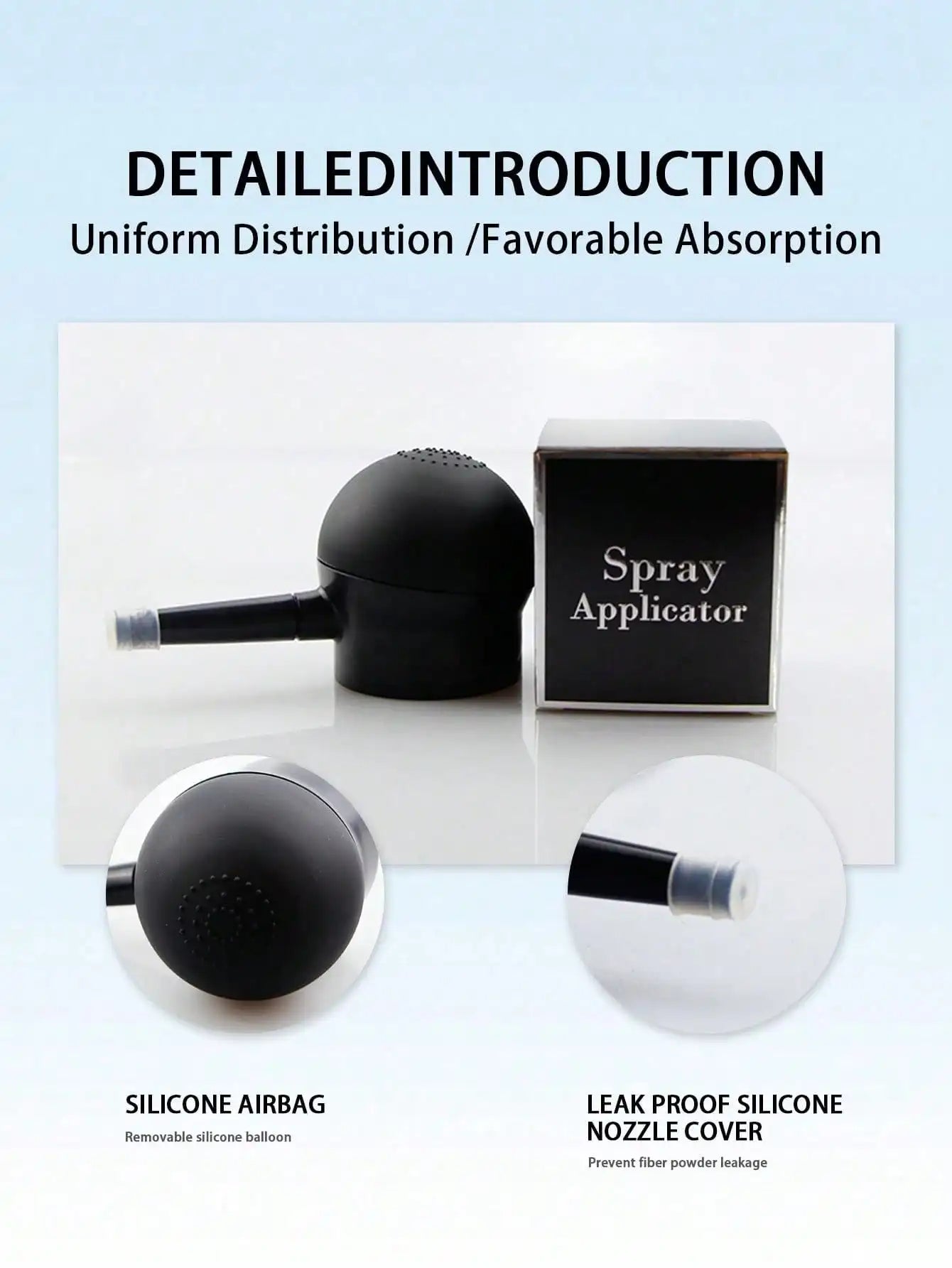 Hair Fiber Spray Nozzle Applicator | Hair Powder Spray Gun